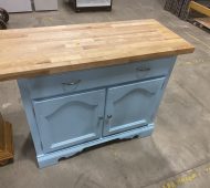 Will blue kitchen island Will blue kitchen island