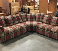 Will plaid sectional Will plaid sectional